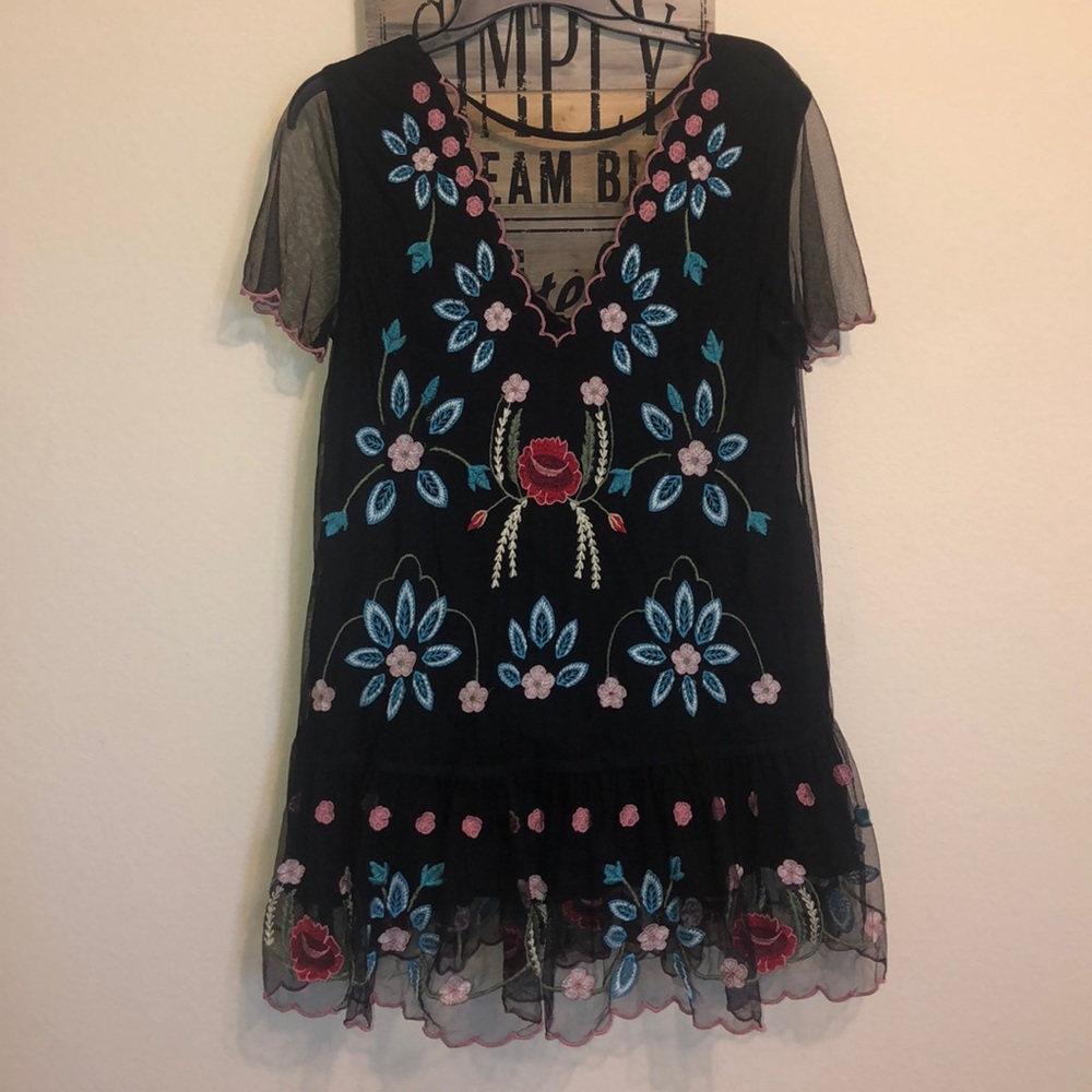 Black Floral Dress